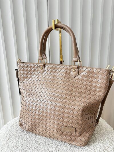 taupe torba pleciona