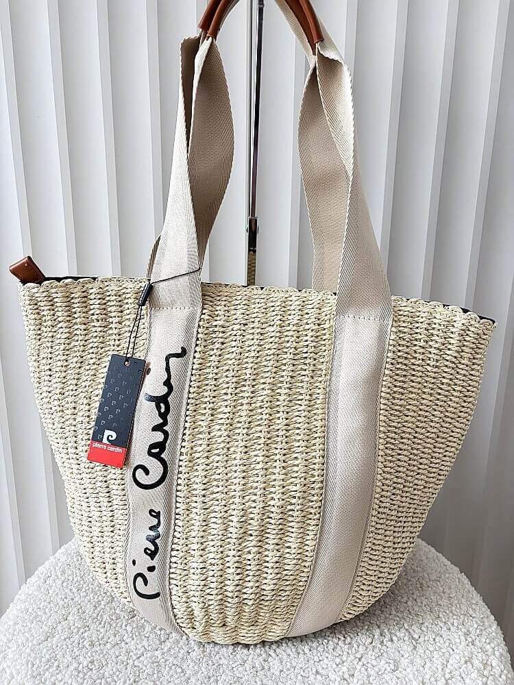 Pierre Cardin shopperka jasnobeżowa