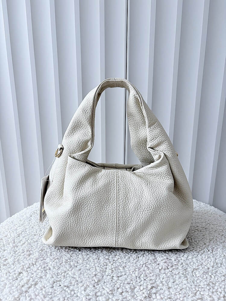 jasnobeżowa mini torba