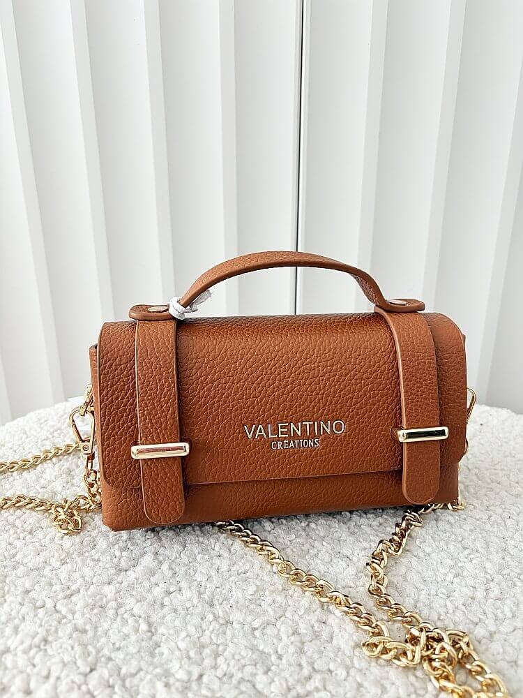 valentino listonoszka camelowa