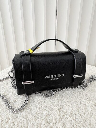 Valentino Creations torebka mini listonoszka czarna