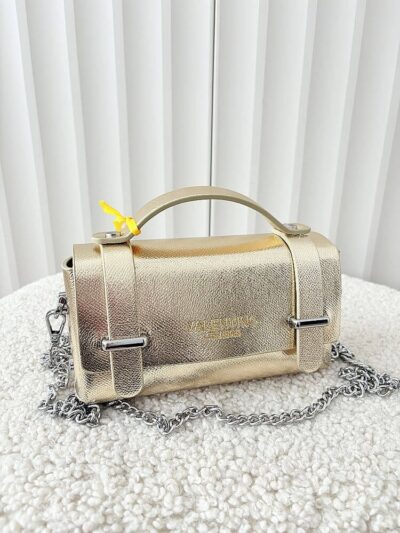 Valentino Creations torebka mini listonoszka złota