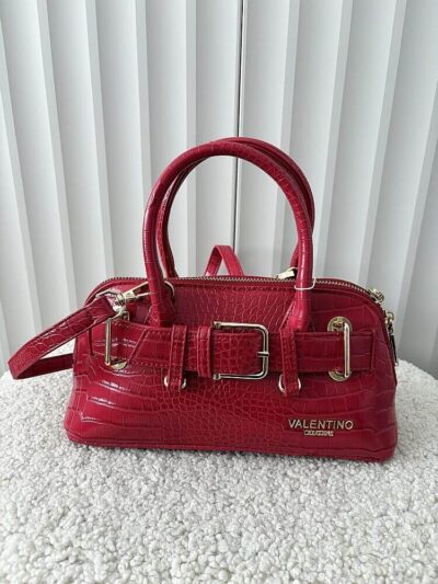 Valentino Creations torebka kuferek czerwona design