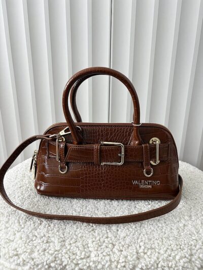 Valentino Creations torebka kuferek camelowa design