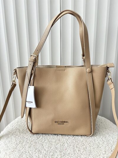 Valentino Creations torebka shopper beżowa