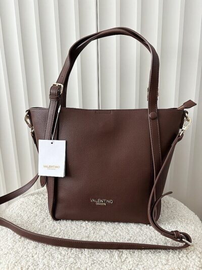 Valentino Creations torebka shopper czekoladowa
