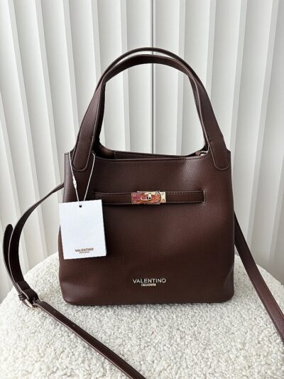 Valentino Creations torebka shopperka brązowa