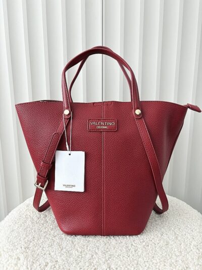 Valentino Creations torebka shopperka czerwona
