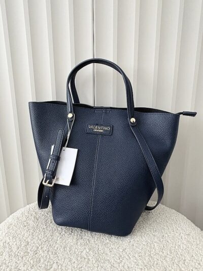 Valentino Creations torebka shopperka granatowa
