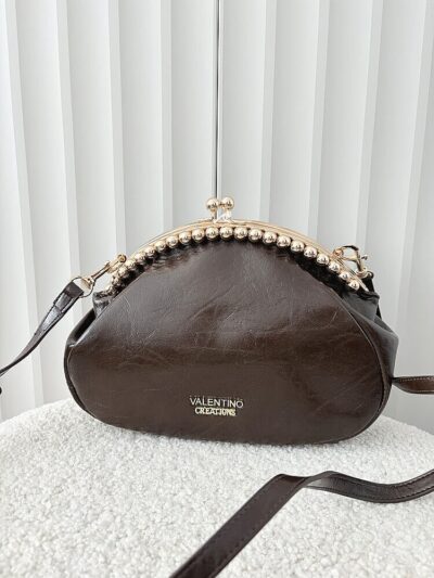Valentino Creations torebka listonoszka czekoladowa