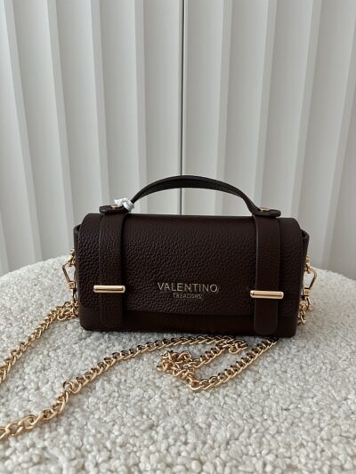 Valentino Creations torebka mini listonoszka czekoladowa