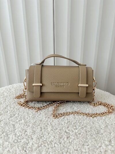 Valentino Creations torebka mini listonoszka beżowa