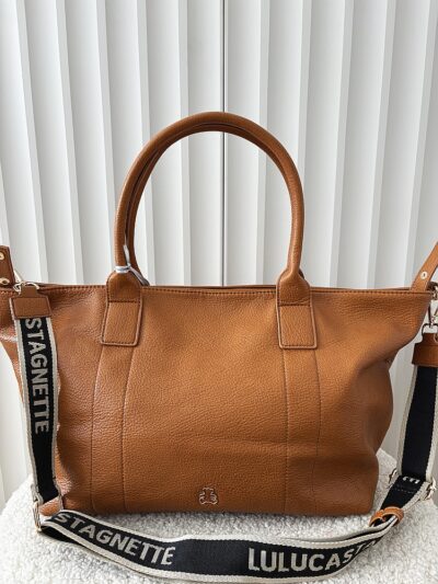 Lulu Castagnette torebka shopper camelowa