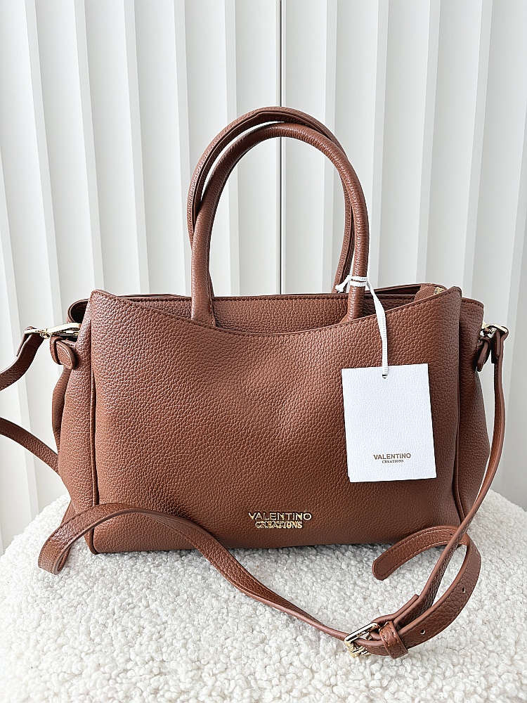 Valentino Creations torebka shopper camel