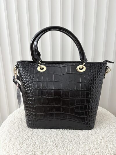 Ines Delaure torebka shopper czarna design