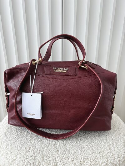 Valentino Creations torebka shopper bordo