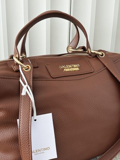 Valentino Creations Shopperka Ekoskóra Brązowy