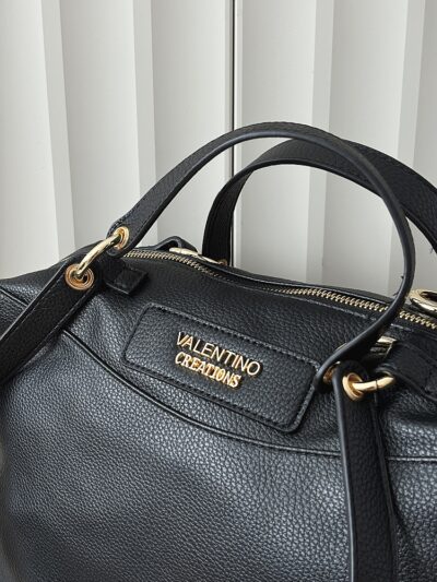 Valentino Creations Shopperka Ekoskóra Czarna