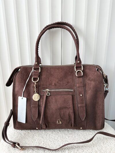 Lulu Castagnette torba shopper czekoladowa ekozamsz