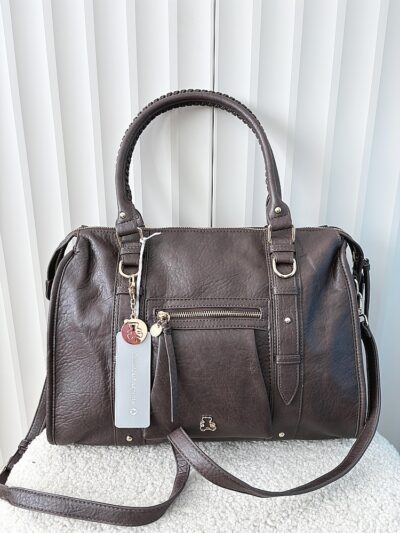 Lulu Castagnette torba shopper czekoladowa